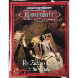 van richtens guide to the created ravenloft